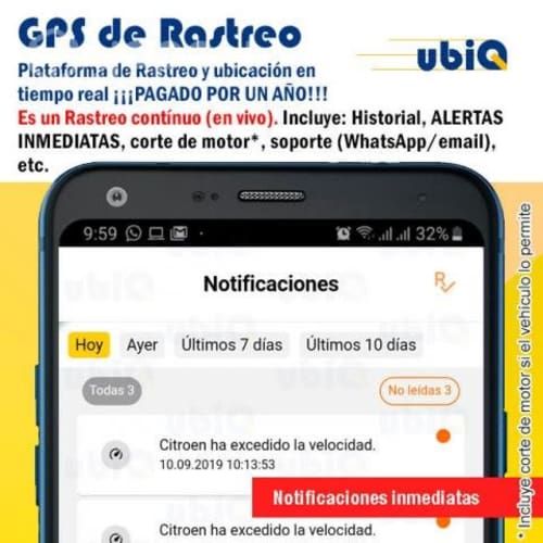 GPS PAGADO UN AÑO con Instalación y corte de motor