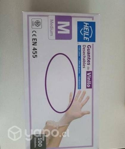 Guantes vinilo Heile, talla M x 100 unidades