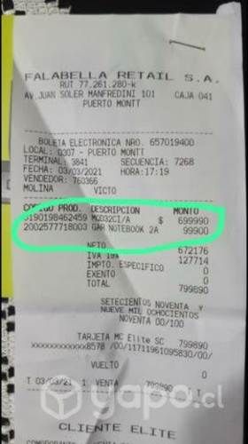 Mac Book Air casi sin uso y aun con garantía