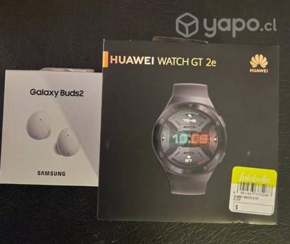 Huewey watch gt 2e y galaxy buds2