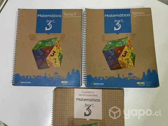 Libro matemática 3 básico Santillana