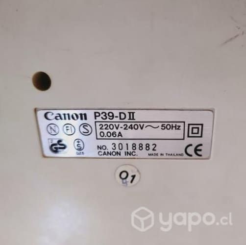 Calculadora Canon Mod P39D, operativa