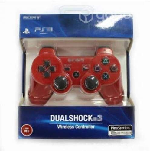 Ps3 control rojo inalambrico nuevo