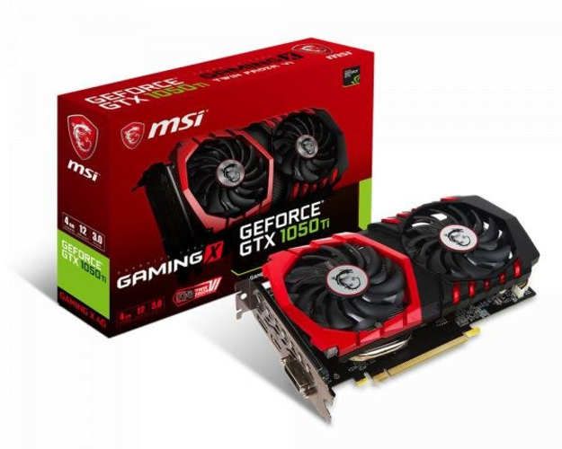 Nvidia GTX 1050 TI gaming plus MSI