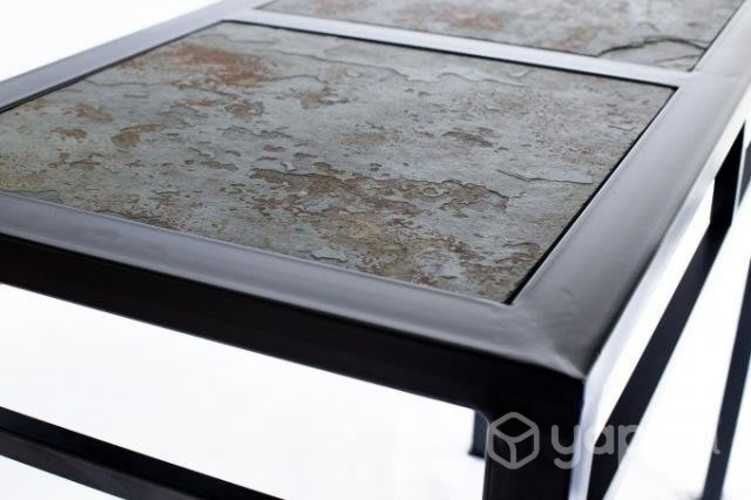 Mueble De Terraza Mesa De Centro Fierro