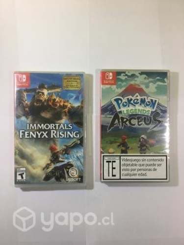 Juegos Switch sellados
