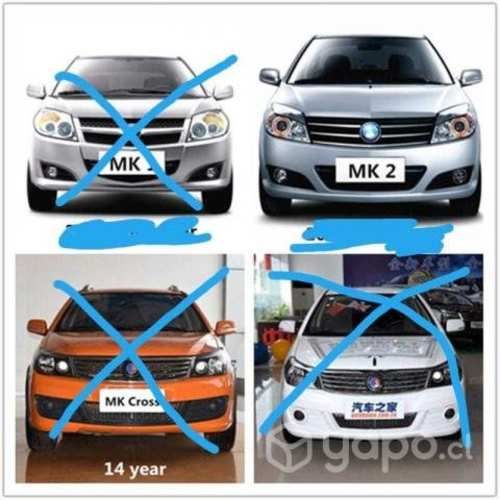 Parachoque Delantero Geely Mk Original con detalle