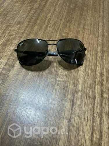 Lentes de sol Ray-Ban aviador ovalado negro