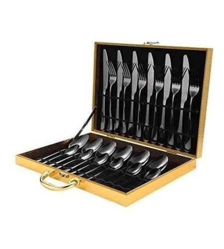 Set 24 Pcs Cuchillería Cubiertos De Lujo Maleta
