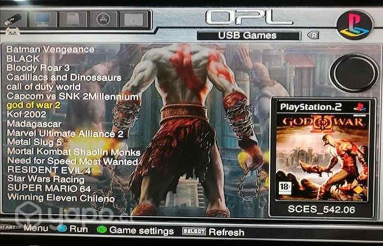 Usb ps2 opl full juegos a elección