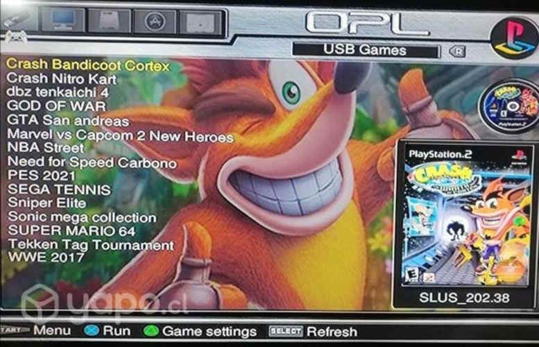 Usb ps2 opl full juegos a elección