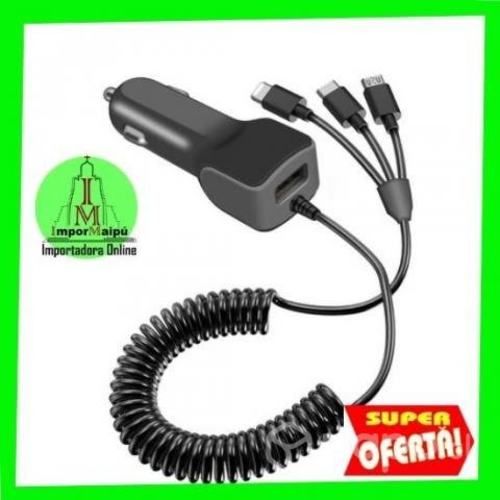 Cargador De Celular Auto Carga Rapida 1 USB, 3.1 A
