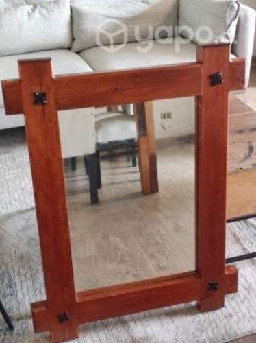 Espejo de madera