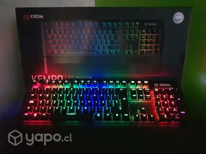 Teclado Gamer Mecánico: Krom Kempo