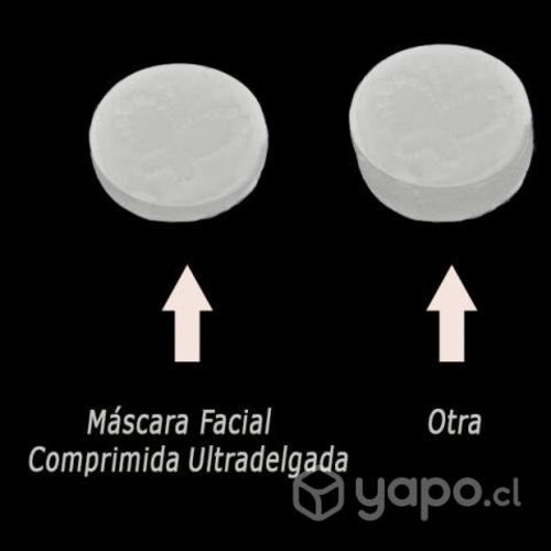 Máscaras faciales comprimidas para impregnar