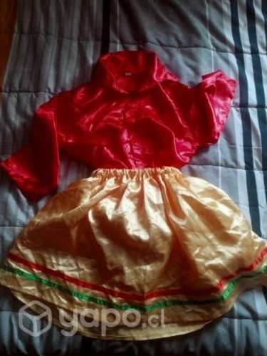 Falda y blusa baile tipico