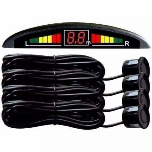 Sensor De Retroceso Auto 4 Puntos Led Audio