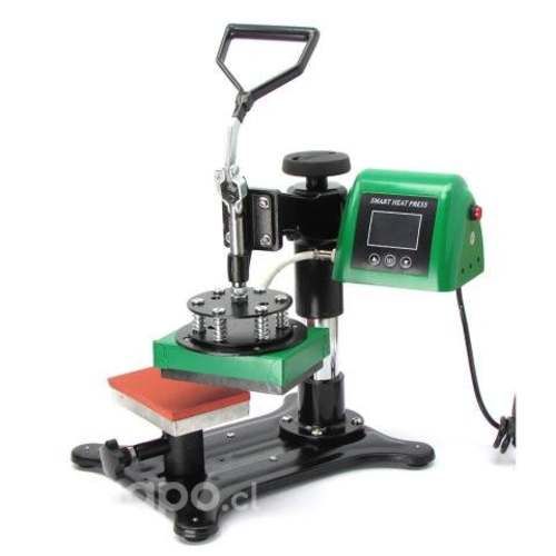 Estampadora plana giratoria de logos 15x15 cm