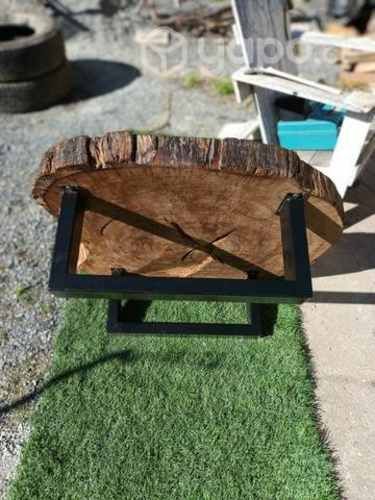 Mesa de centro rustica