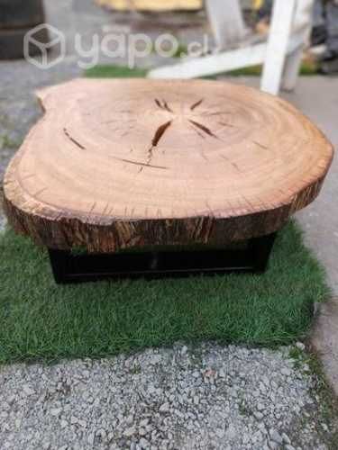 Mesa de centro rustica