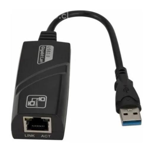 Adaptador usb 3.0 a rj45 (red), negro