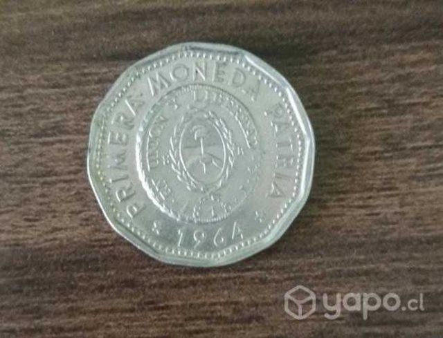 Moneda de 25 pesos año 1964