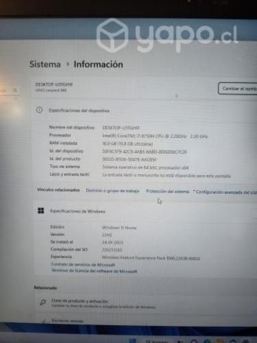 Msi GP63 i7-8750H GTX1060 6GB 16GB RAM RGB