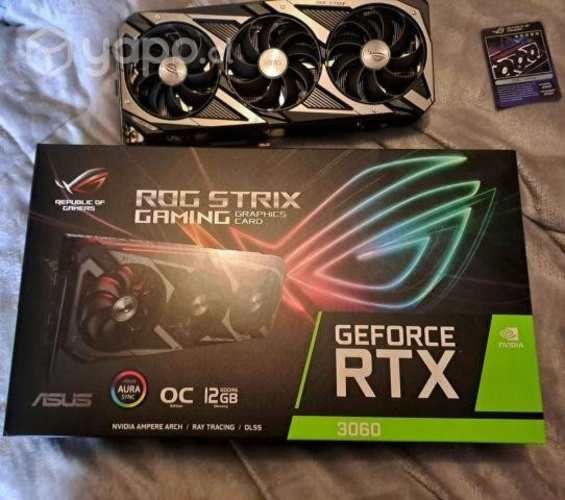Tarjeta grafica Nvidia RTX 3060 Rog Strix V2 12GB