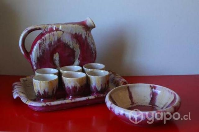 Cerámica Lota Juego Art Deco  +224