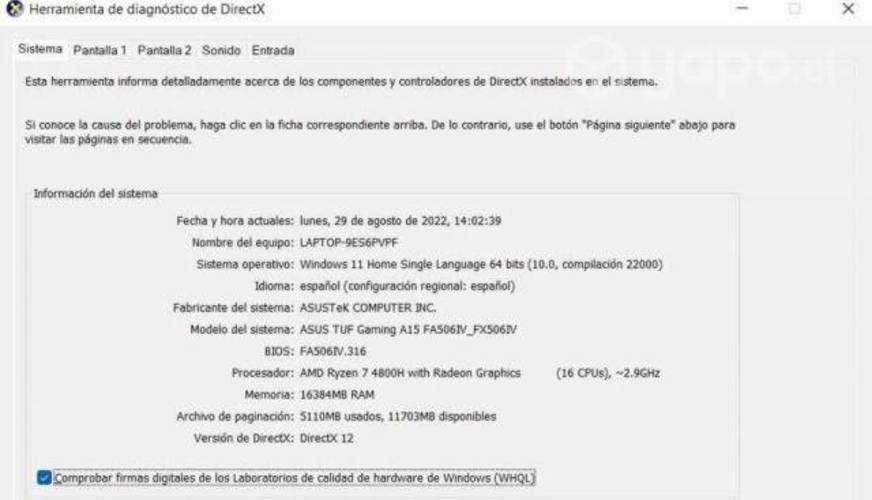 Notebook Gamer Asus Tuf FX506IV