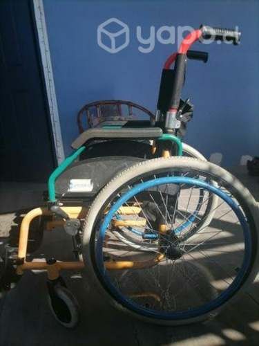 Silla de ruedas de aluminio