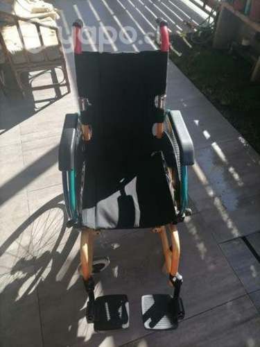 Silla de ruedas de aluminio