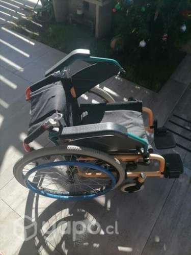 Silla de ruedas de aluminio