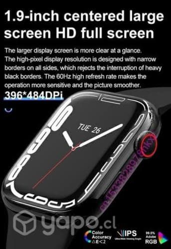 Reloj estilo apple watch, precio conversable