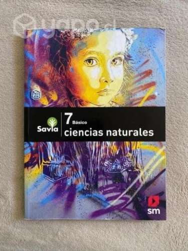 Libro Ciencias Naturales 7mo básico, Savia SM