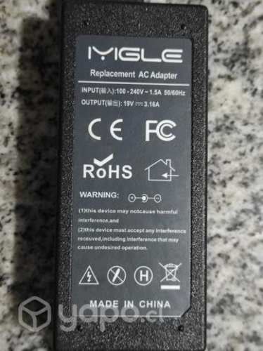 Cargador alternativo de notebook samsung np270e4e