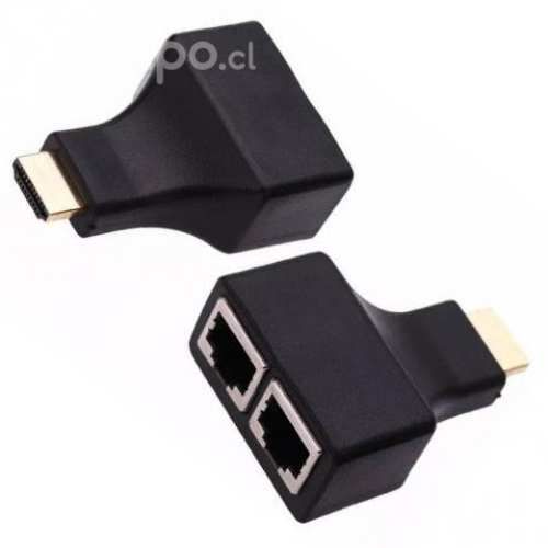 Extensor hdmi hasta 30 metros por utp.