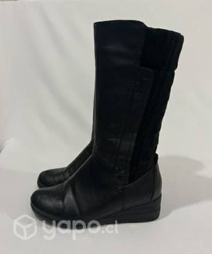 Bota Taco Chino Sintético y Lana Marca New Walk 36