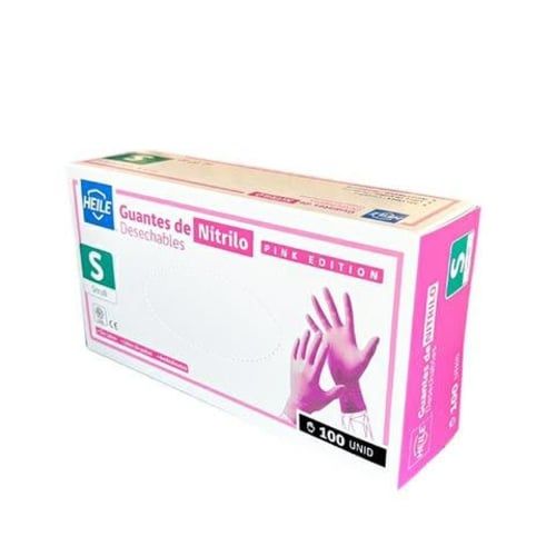 Guantes Nitrilo NEGRO Y ROSADO