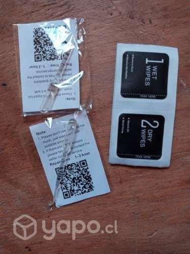 Laminas de vidrio + accesorios de limpieza