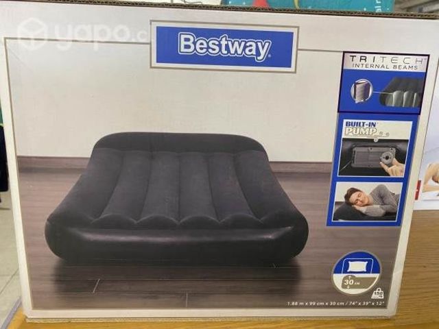 Colchón Inflable Single 188x99x30 Cm Electrico NEW