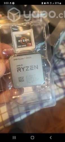 Procesador ryzen 7 y reloj y pc