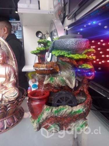 Piletas de agua con luz