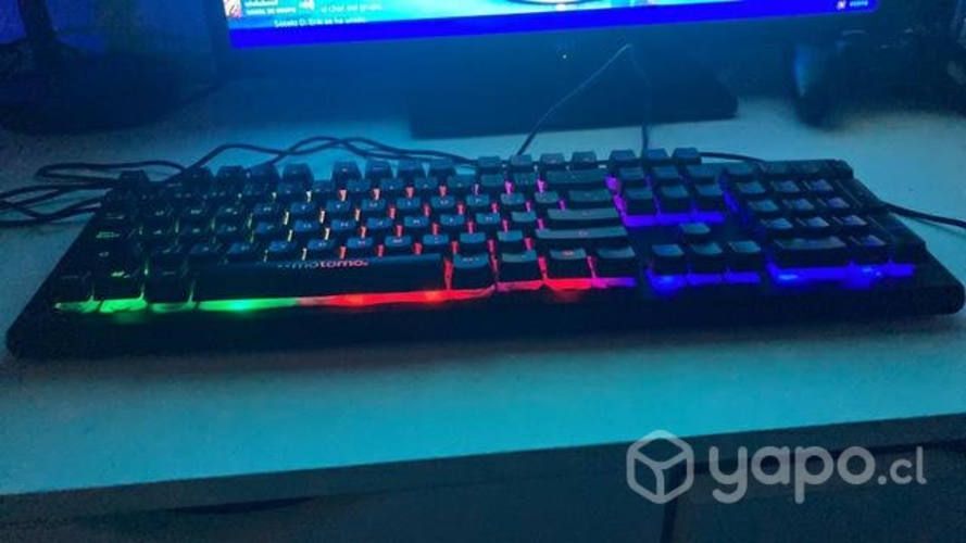 mouse y teclado gamer