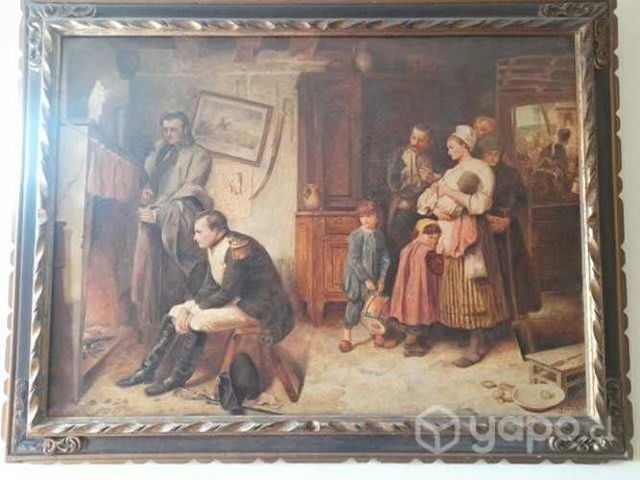 Cuadro oleo por A. Sepulveda 1946