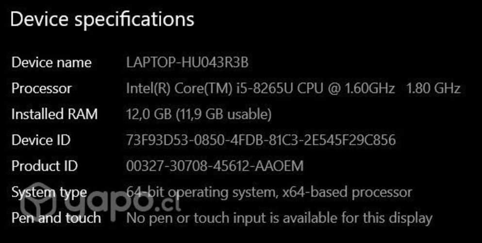 Notebook asus vivobook s14 s430f i5 256ssd 12ram