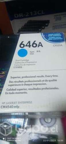 Toner HP 646a cyan original de alta