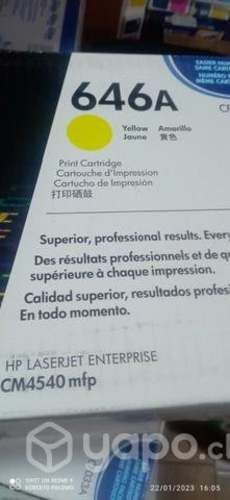 Toner HP 646 colores originales de alta