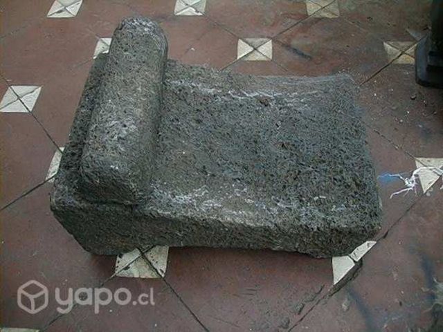 Piedra antigua para moler grano