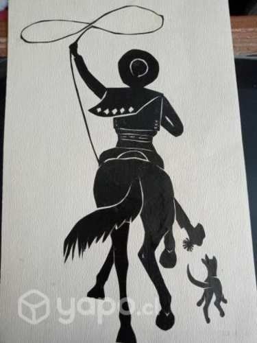 Arte corte papel copias de original